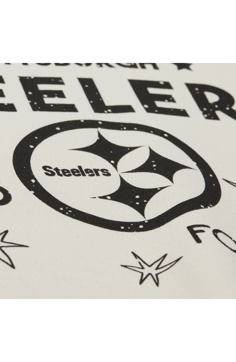 Mitchell & Ness Women's Mitchell & Ness Cream Pittsburgh Steelers Plus Size Shooting Star Sweatshirt, Alternate, color, Cream