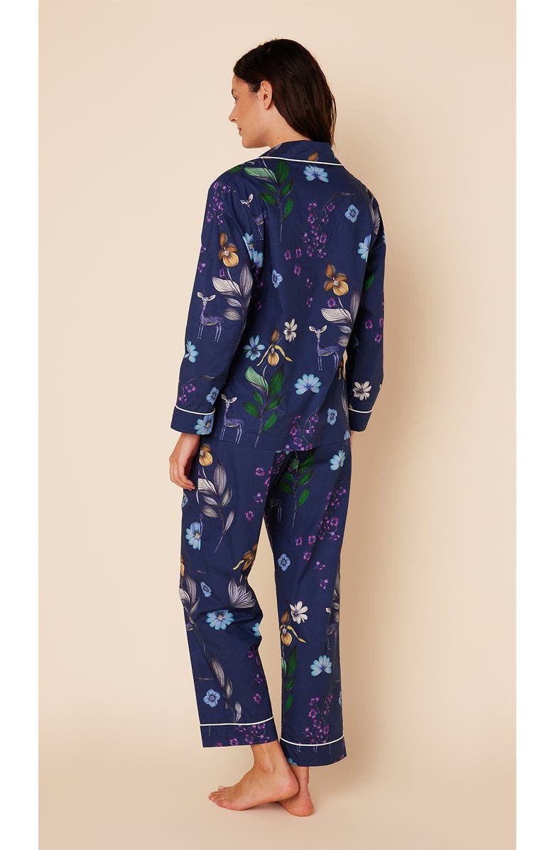 The Cat's Pajamas Luxe Pima Pajama Set Conversational, Alternate, color, Deerly
