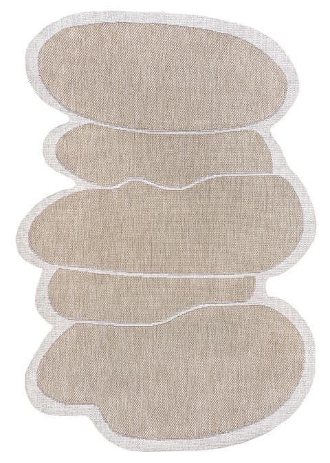 Jasper Modern Rustic Abstract Indoor/Outdoor Shaped Area Rug