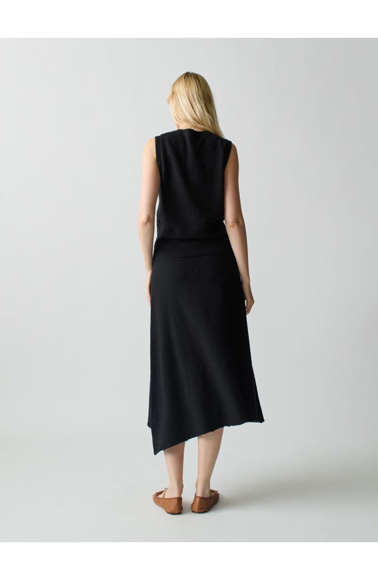 Lingua Franca Brushed Wool A-Line Skirt, Alternate, color, 