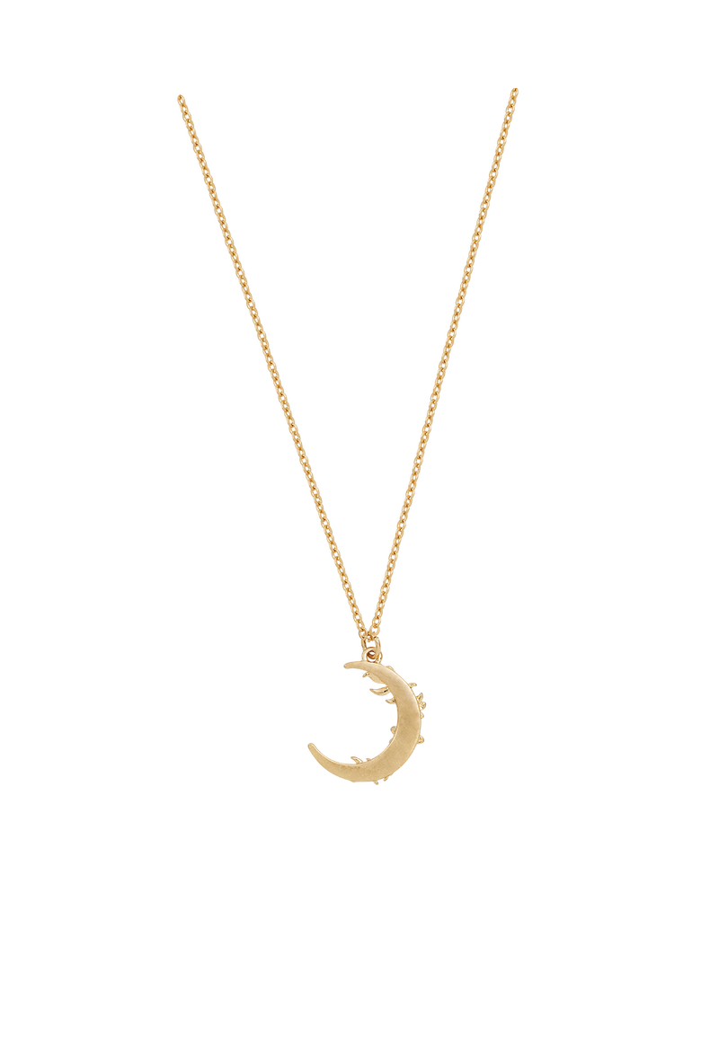 Nightshade Moon Gold Necklace, Alternate, color, Gold