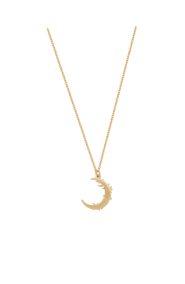 Fable England Nightshade Moon Gold Necklace, Alternate, color, Gold