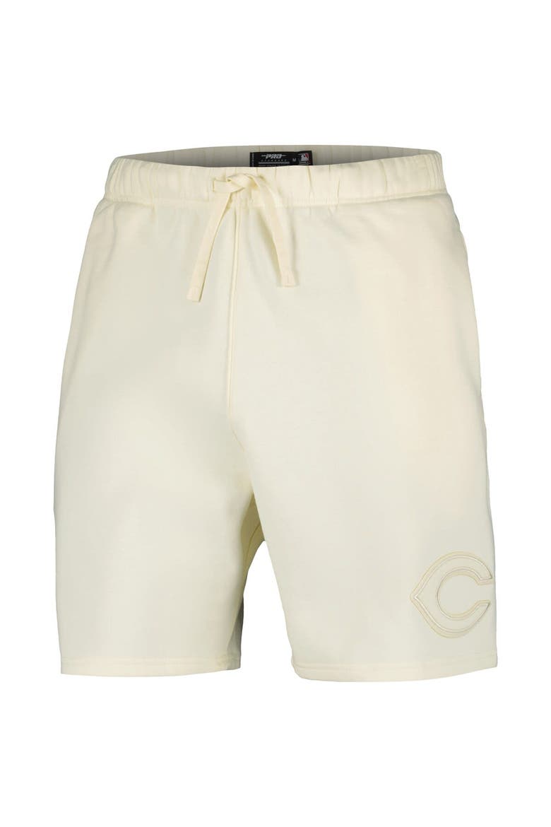 Men's Pro Standard Cream Cincinnati Reds Neutral Fleece Shorts, Alternate, color, Cream
