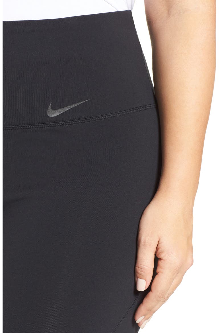 Power Legendary High Waist Tights, Alternate, color, BLACK/ BLACK