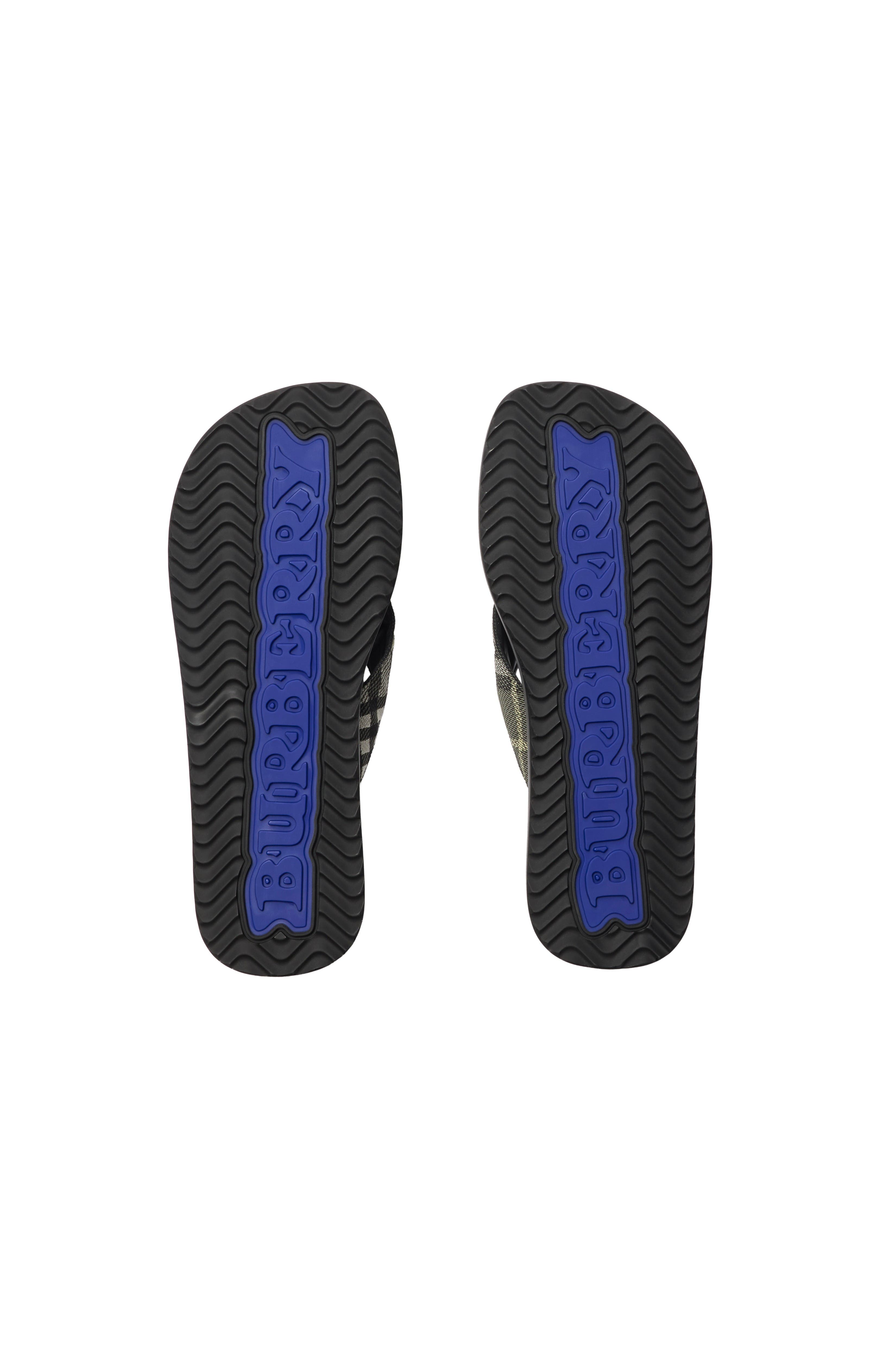 Burberry Check Pavilion Sandals, Alternate, color, Thicket Green