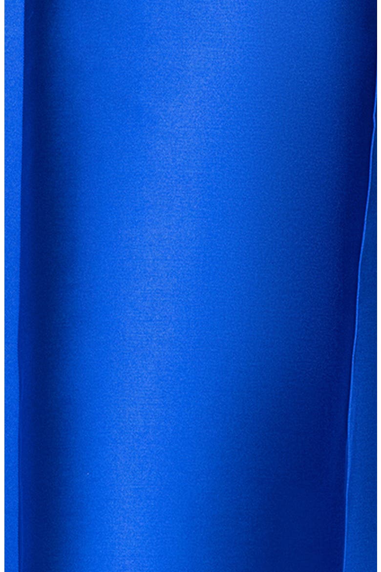 Strapless Mikado Mermaid Gown, Alternate, color, ROYAL