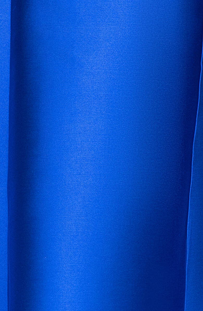 Betsy & Adam Strapless Mikado Mermaid Gown, Alternate, color, 