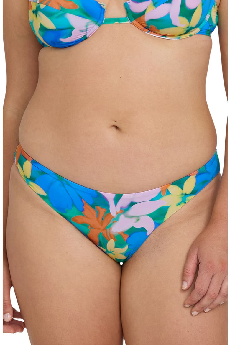 Agua Flores Bondi Bikini Bottoms, Alternate, color, BLUE MULTI