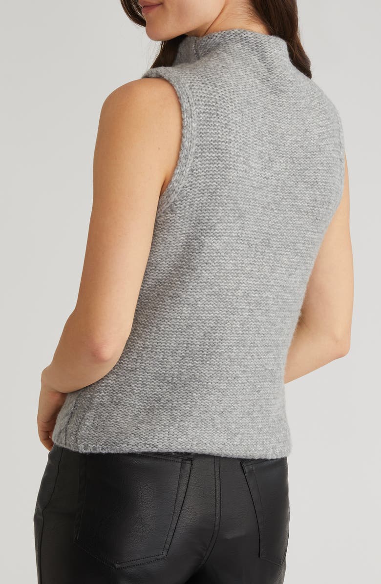 525 Kendall Cable Knit Funnel Neck Sweater Vest, Alternate, color, 