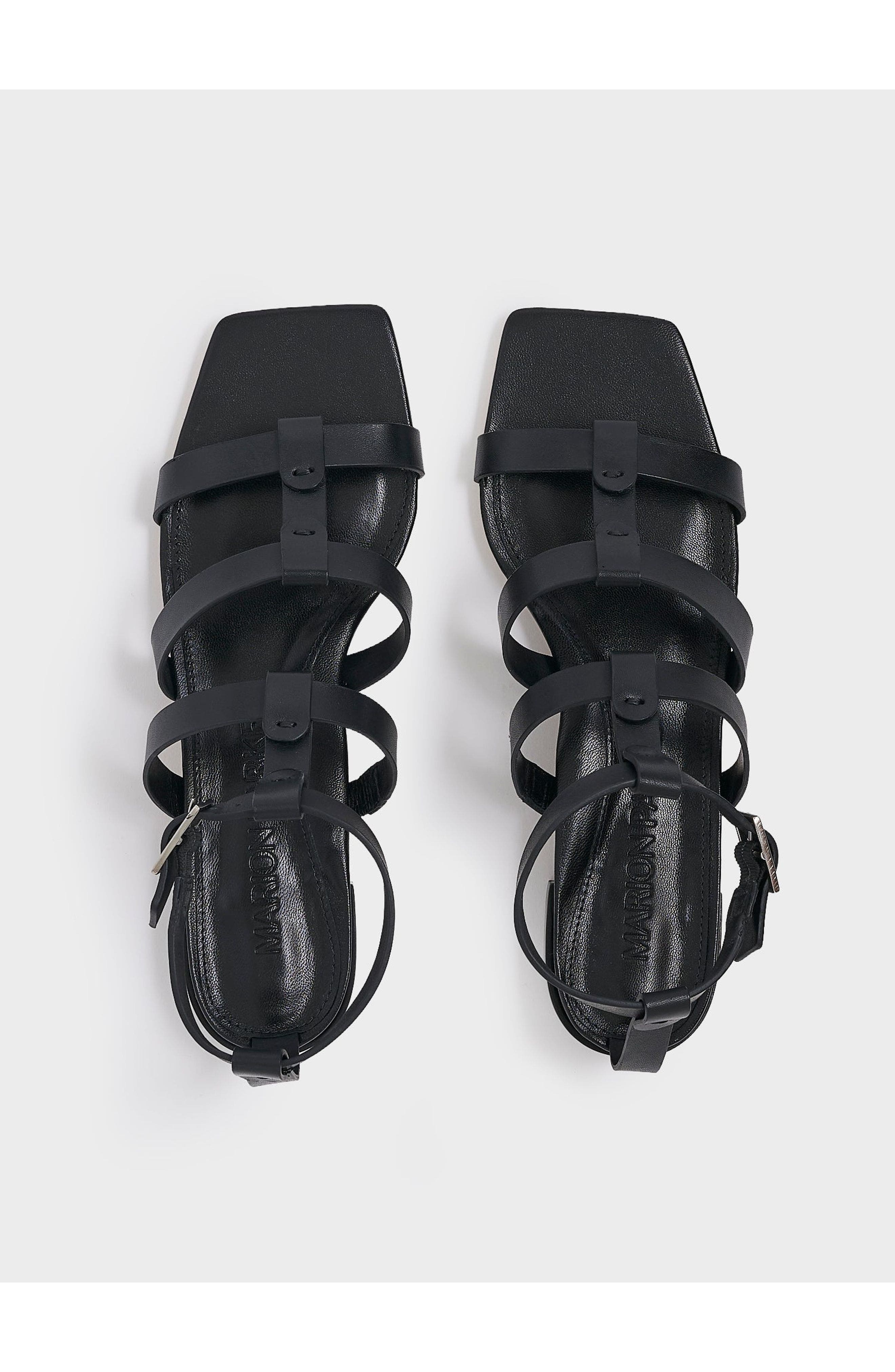 MARION PARKE Charlie Flat | Nappa, Alternate, color, Black