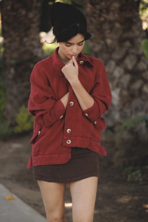 Vir Vita Béatrice Jacket In Red