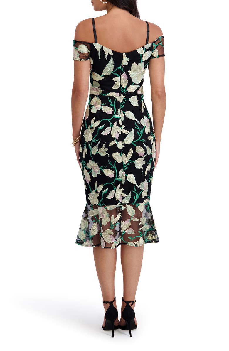 Siena Cold Shoulder Midi Dress, Alternate, color,