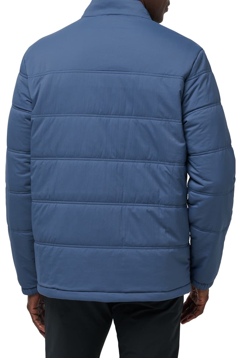 Palisades Nylon Puffer Jacket, Alternate, color, NAVY