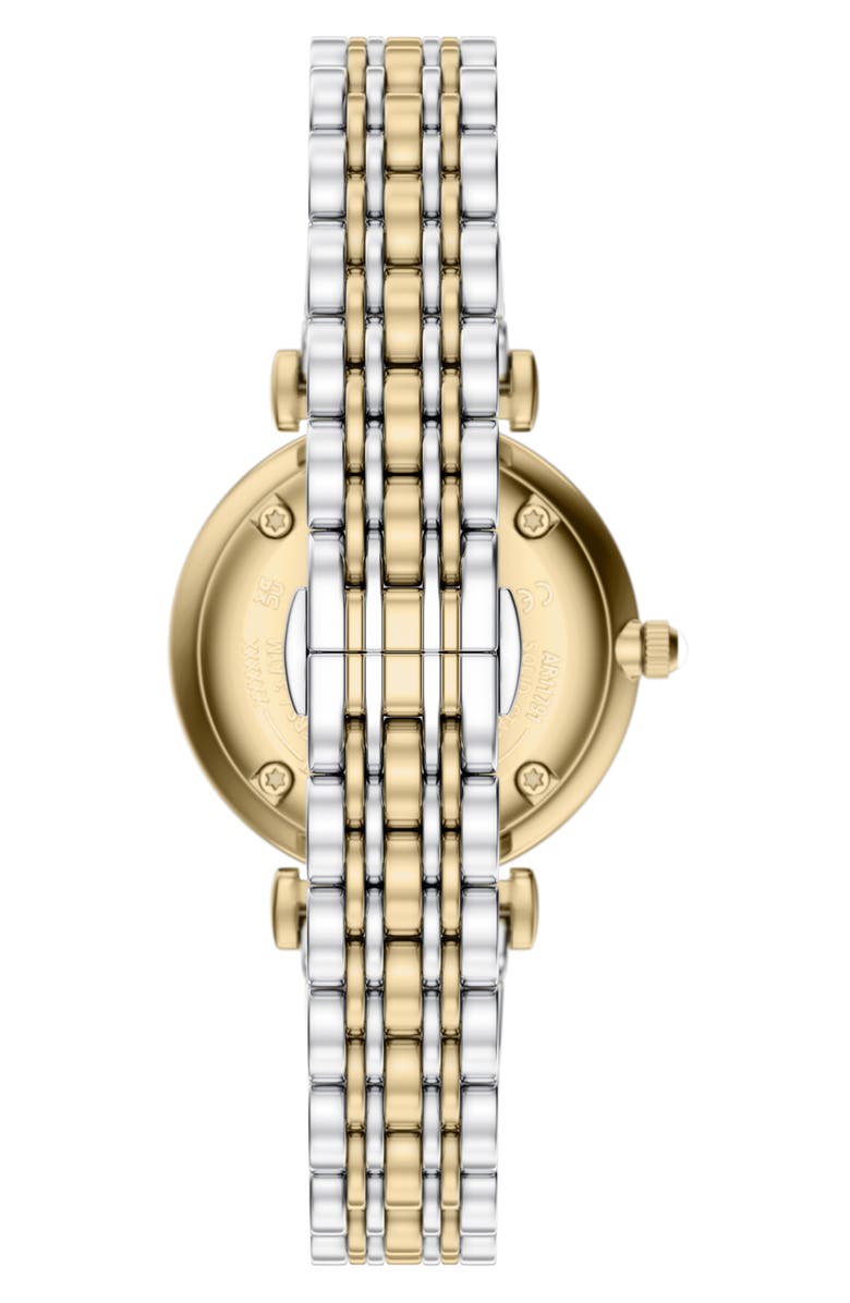 Emporio Armani Mother-of-Pearl Two-Tone Bracelet Watch Set, 32mm, Alternate, color,