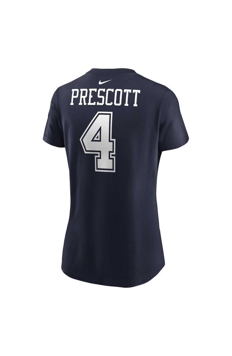 Nike Women's Nike Dak Prescott Navy Dallas Cowboys Player Name & Number T-Shirt, Alternate, color, Navy