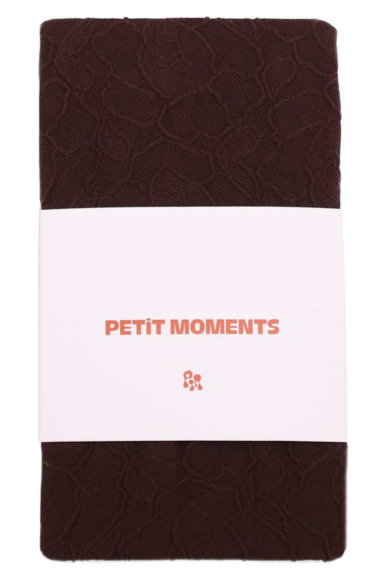 Rosette Lace Tights, Main, color, BROWN