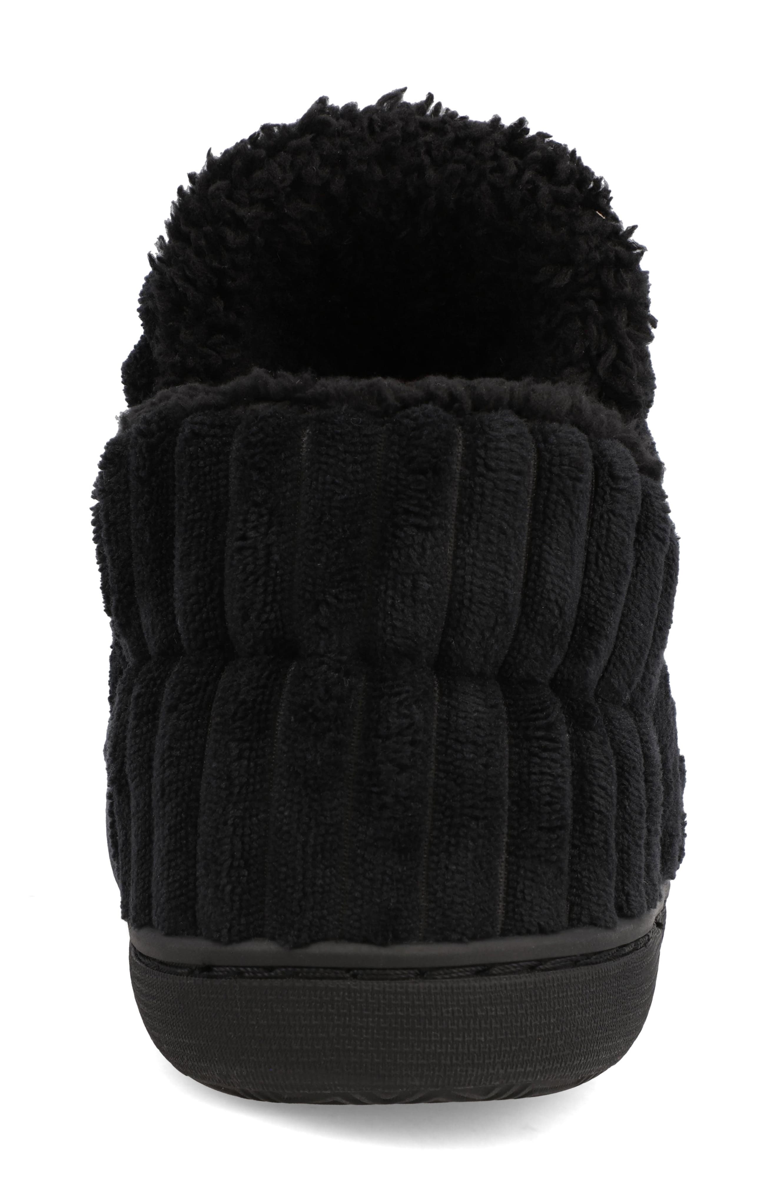 MIA Plushy Slipper Bootie, Alternate, color, Black