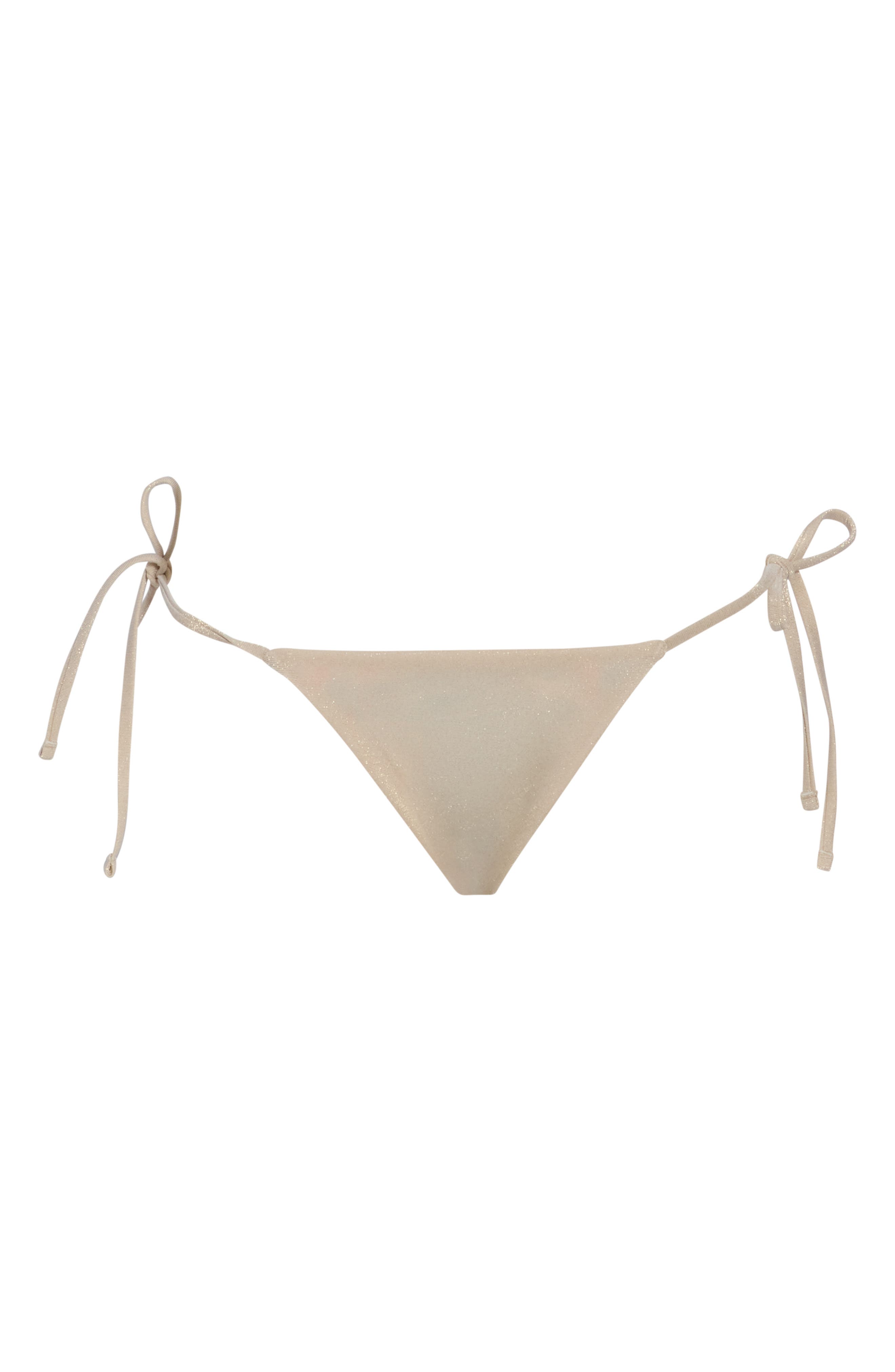 Sunning Shimmer Side Tie Bikini Bottoms