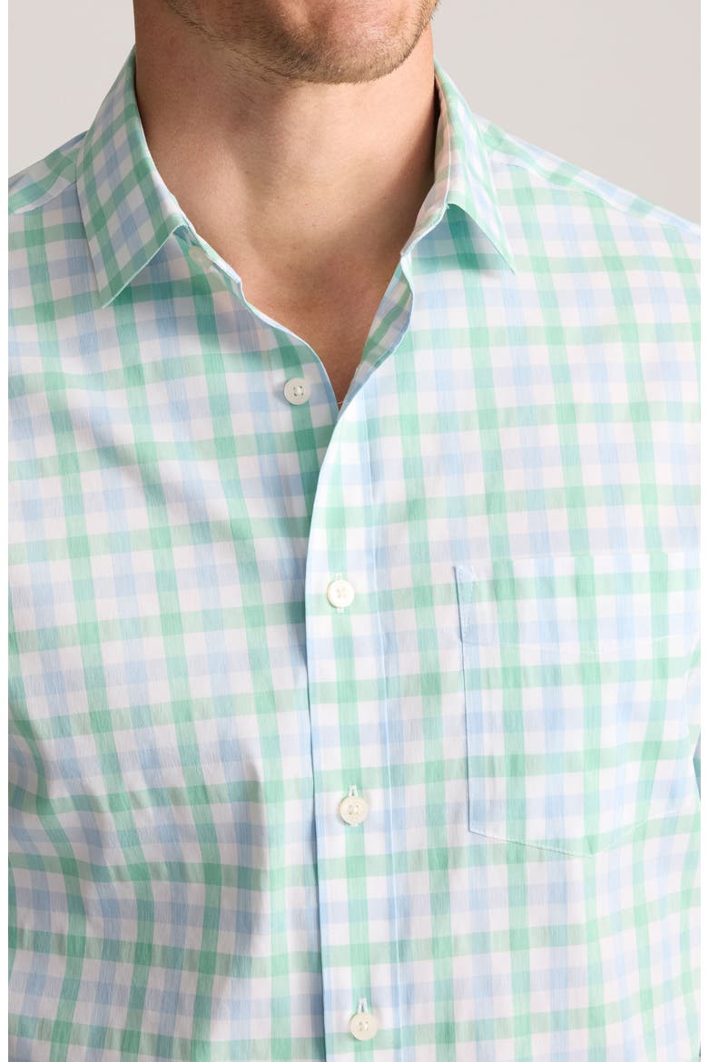Kilpatrick Check CottonTek™ Performance Button-Up Shirt, Alternate, color, GREEN BLUE