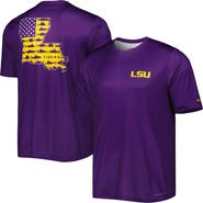 Columbia Men's Columbia Purple LSU Tigers Terminal Tackle Omni-Shade T-Shirt