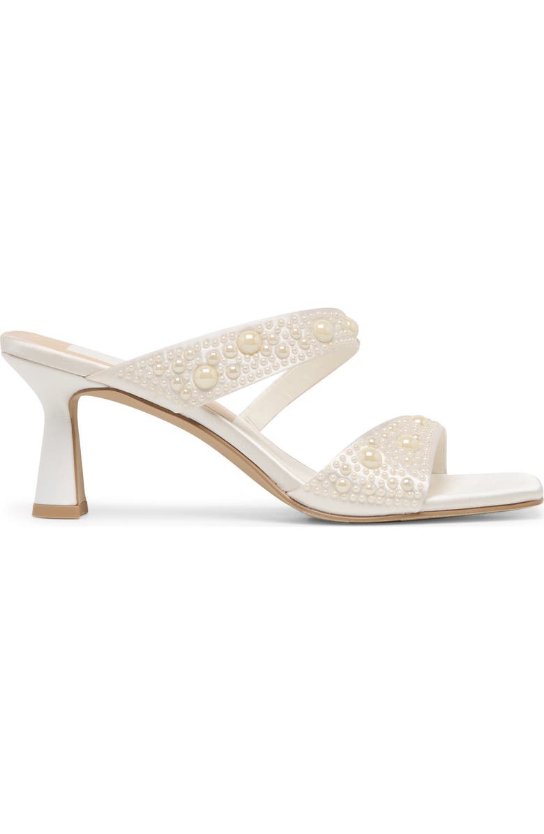 Dolce Vita Mahala Embellished Slide Sandal, Alternate, color, Ivory Stella