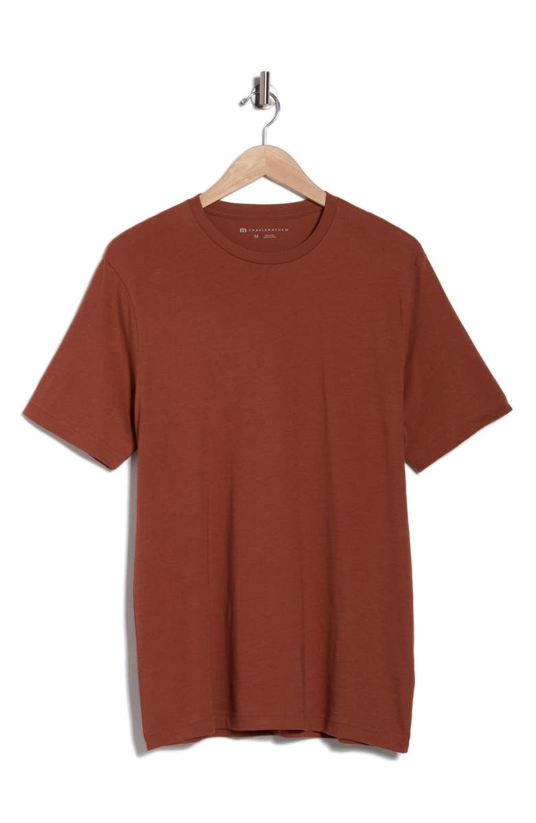 TravisMathew Cotton T-Shirt, Alternate, color, Maple
