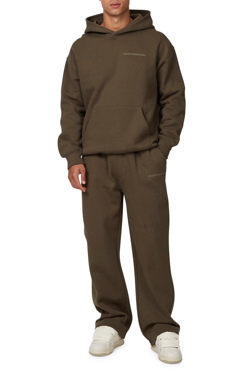 Good For Nothing Vintage Tonal Pullover Hoodie, Alternate, color, Brown