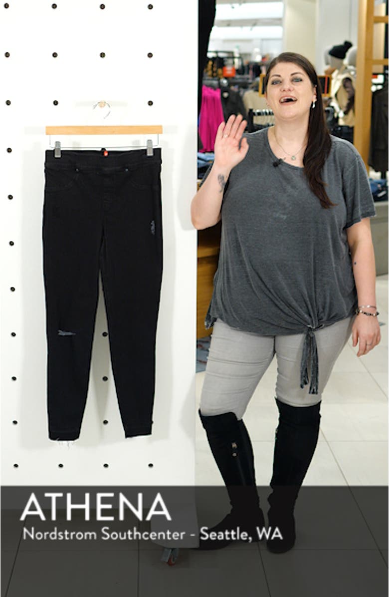 Distressed Ankle Skinny Jeans, sales video thumbnail