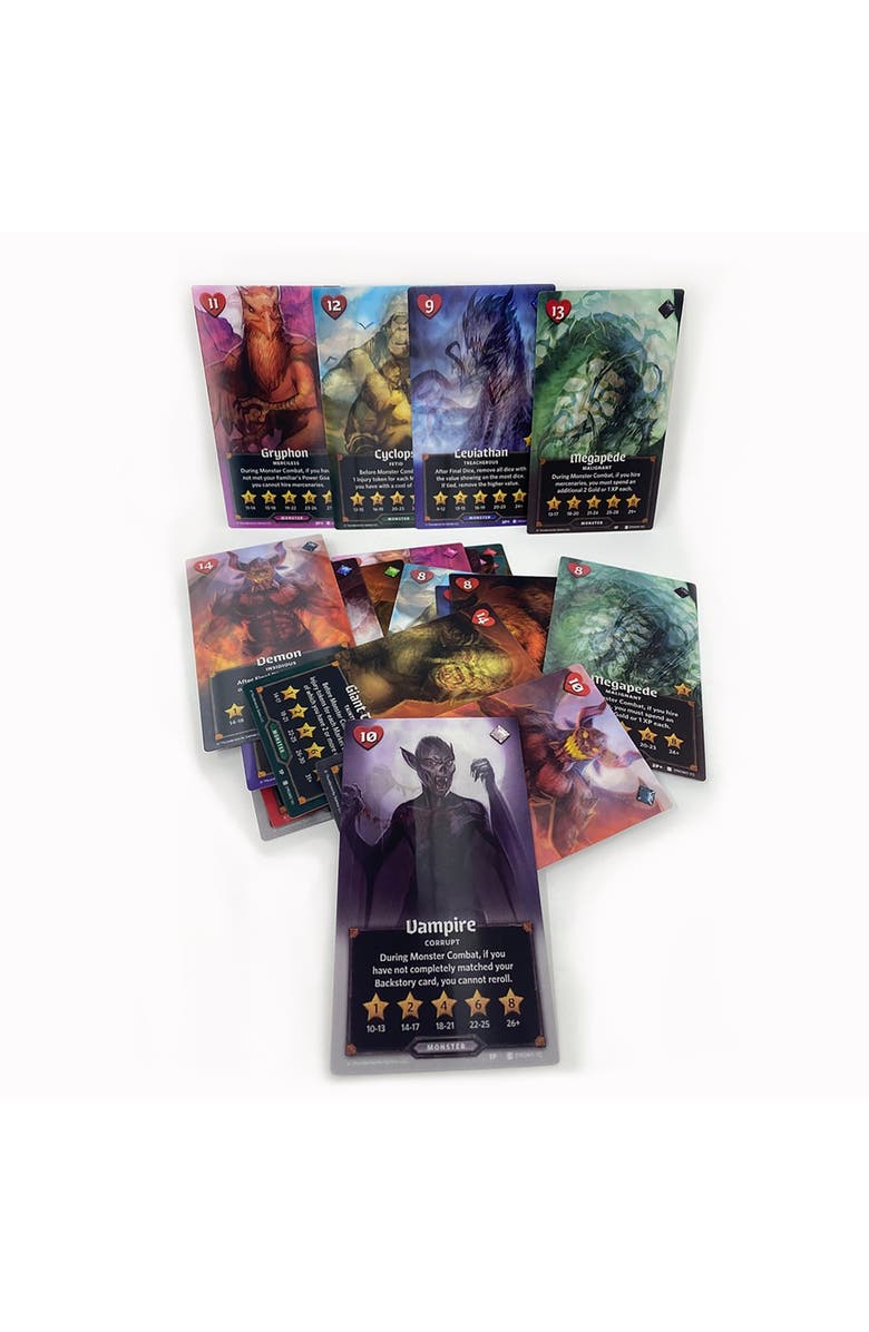 Thunderworks Games Roll Player Lenticular Cards Expansion for Monsters 
Minions Expansion, Main, color, Multicolored
