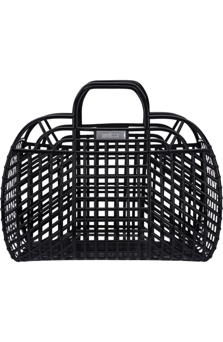 Melissa Refraction II Bag, Alternate, color, Black/ Black