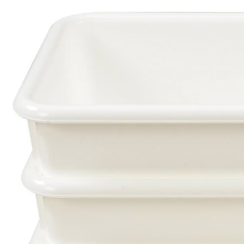 Kaplan Early Learning Company White Colored Storage Bin In White