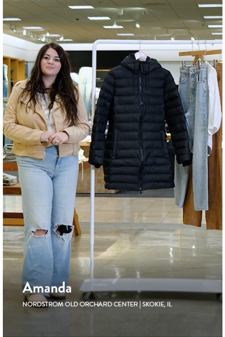 Lohja Curve Waterproof Long Puffer Jacket video