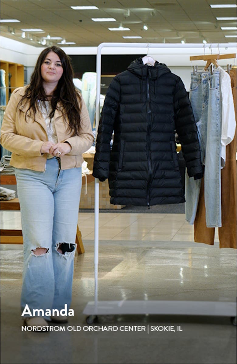 Lohja Curve Waterproof Long Puffer Jacket, sales video thumbnail