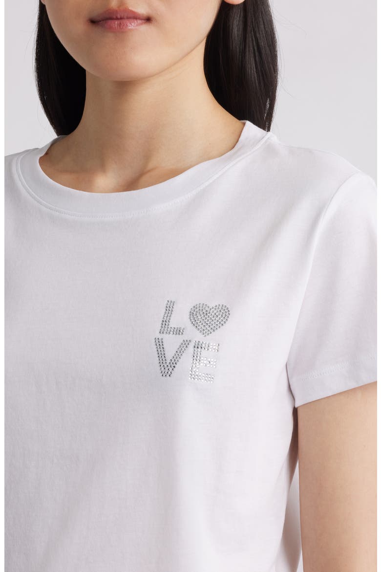 Crystal Cotton T-Shirt, Alternate, color, WHT