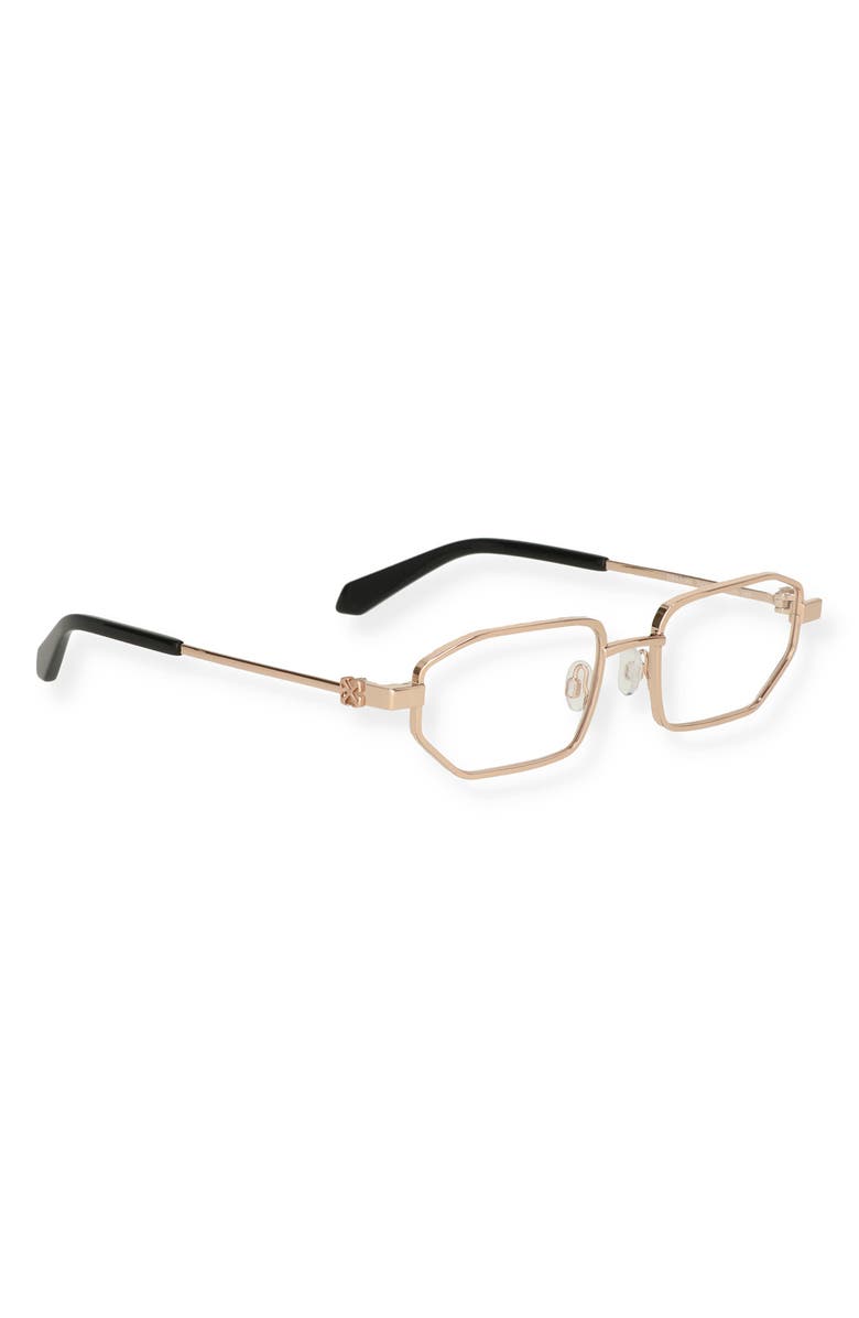 Off-White 53mm Geometric Optical Frames, Alternate, color, 