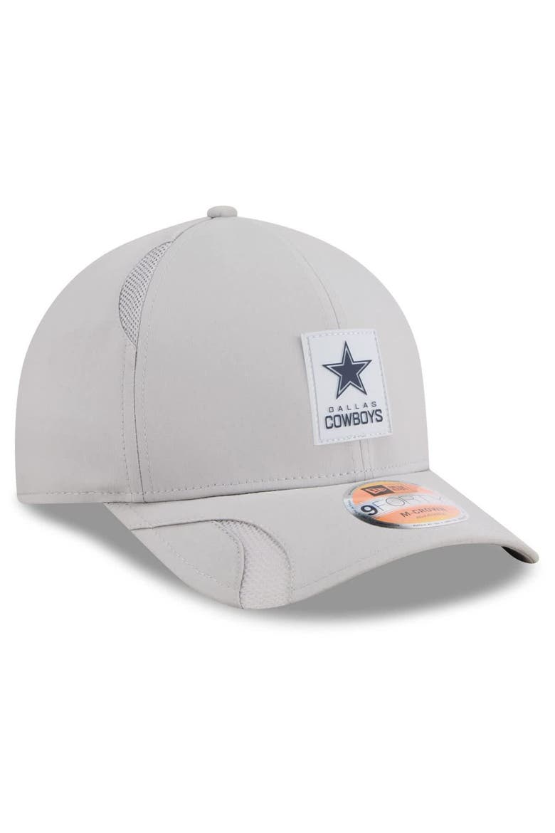 Men's New Era Gray Dallas Cowboys 2025 Sideline  M-Crown 9FORTY Adjustable Hat, Alternate, color, Gray