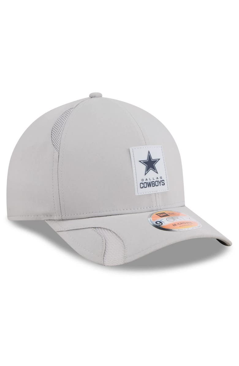 New Era Men's New Era Gray Dallas Cowboys 2025 Sideline M-Crown 9FORTY Adjustable Hat, Alternate, color, Gray