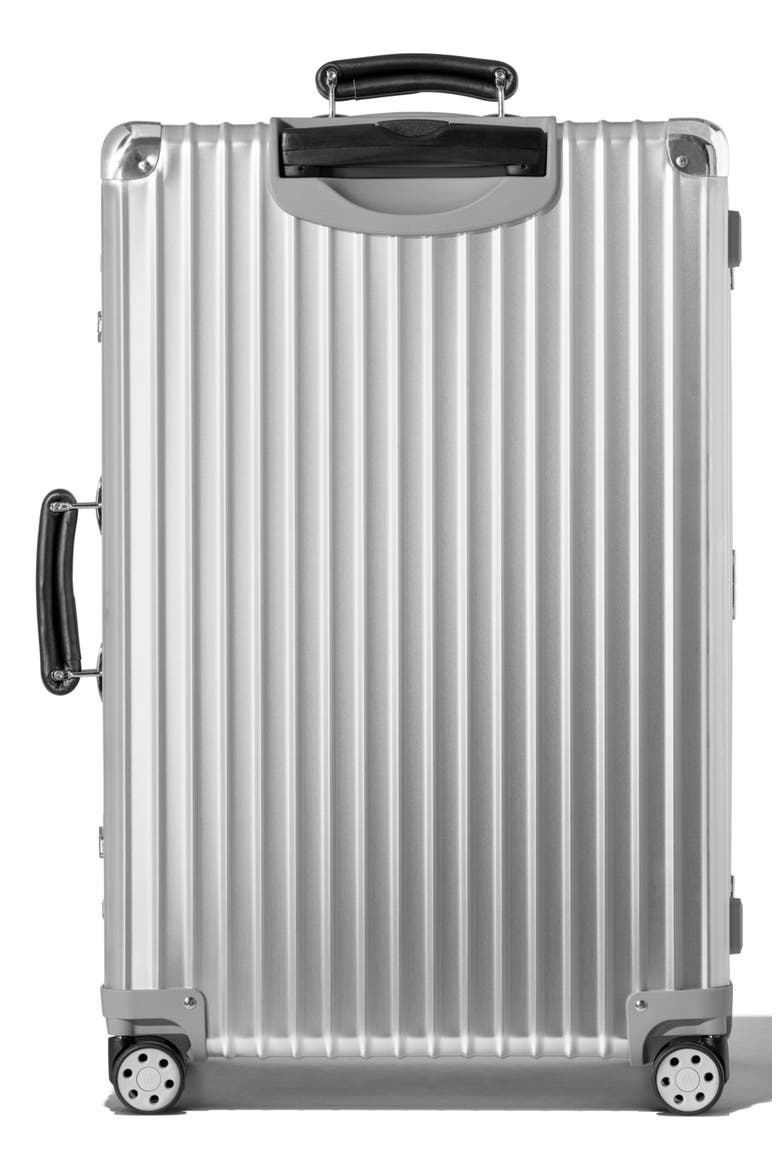 Classic Check-In Medium 27-Inch Wheeled Suitcase, Alternate, color, SILVER