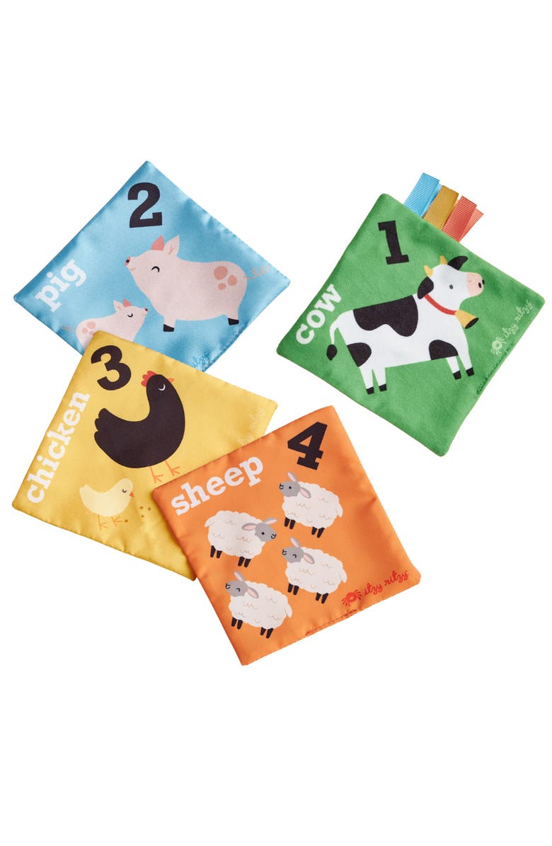 Itzy Ritzy Sensory Scarf Barn Soft Toy, Alternate, color, 