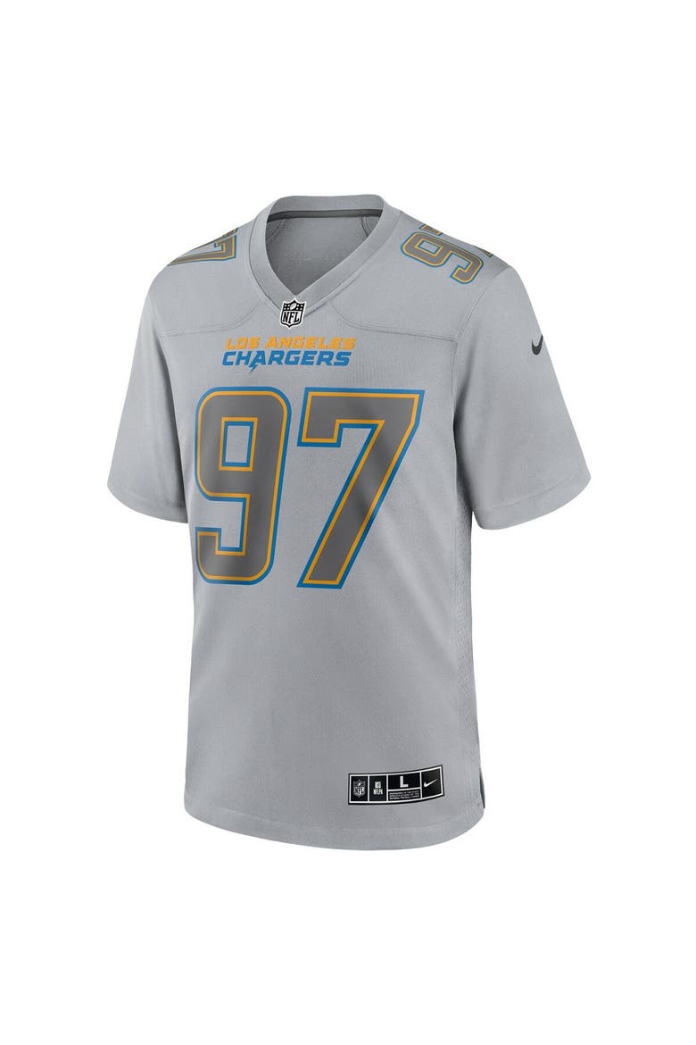 Men's Nike Joey Bosa Gray Los Angeles Chargers Atmosphere Fashion Game Jersey, Alternate, color, Gray