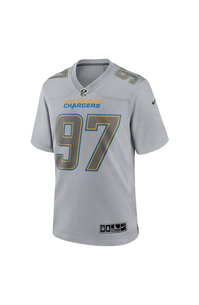 Nike Men's Nike Joey Bosa Gray Los Angeles Chargers Atmosphere Fashion Game Jersey, Alternate, color, 