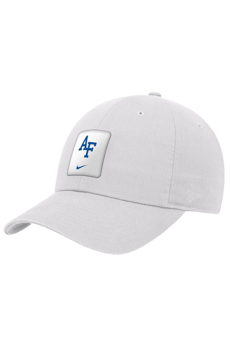 Men's Nike White Air Force Falcons 2026 On-Field Club Adjustable Hat, Main, color, White