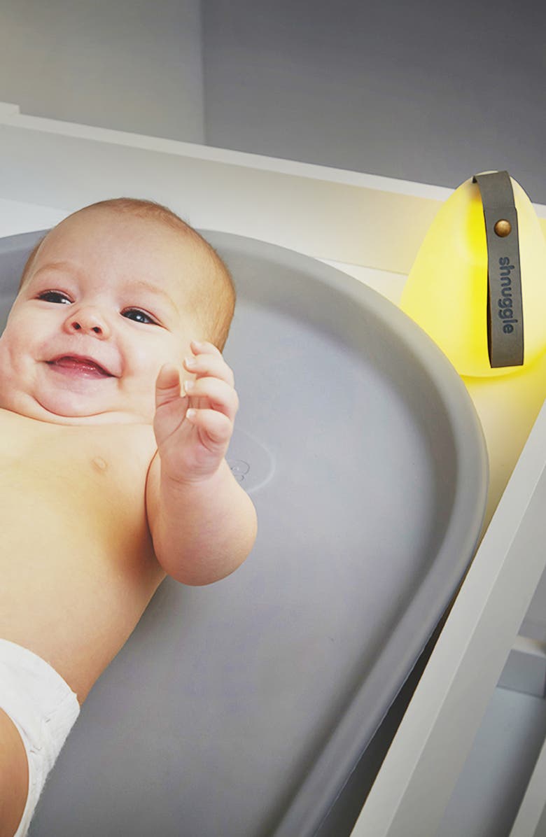 SHNUGGLE Moonlight Night Light, Alternate, color, White Grey