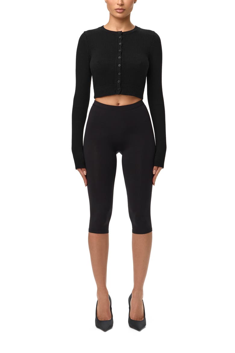 Rib Crop Cardigan (Women) | Nordstrom