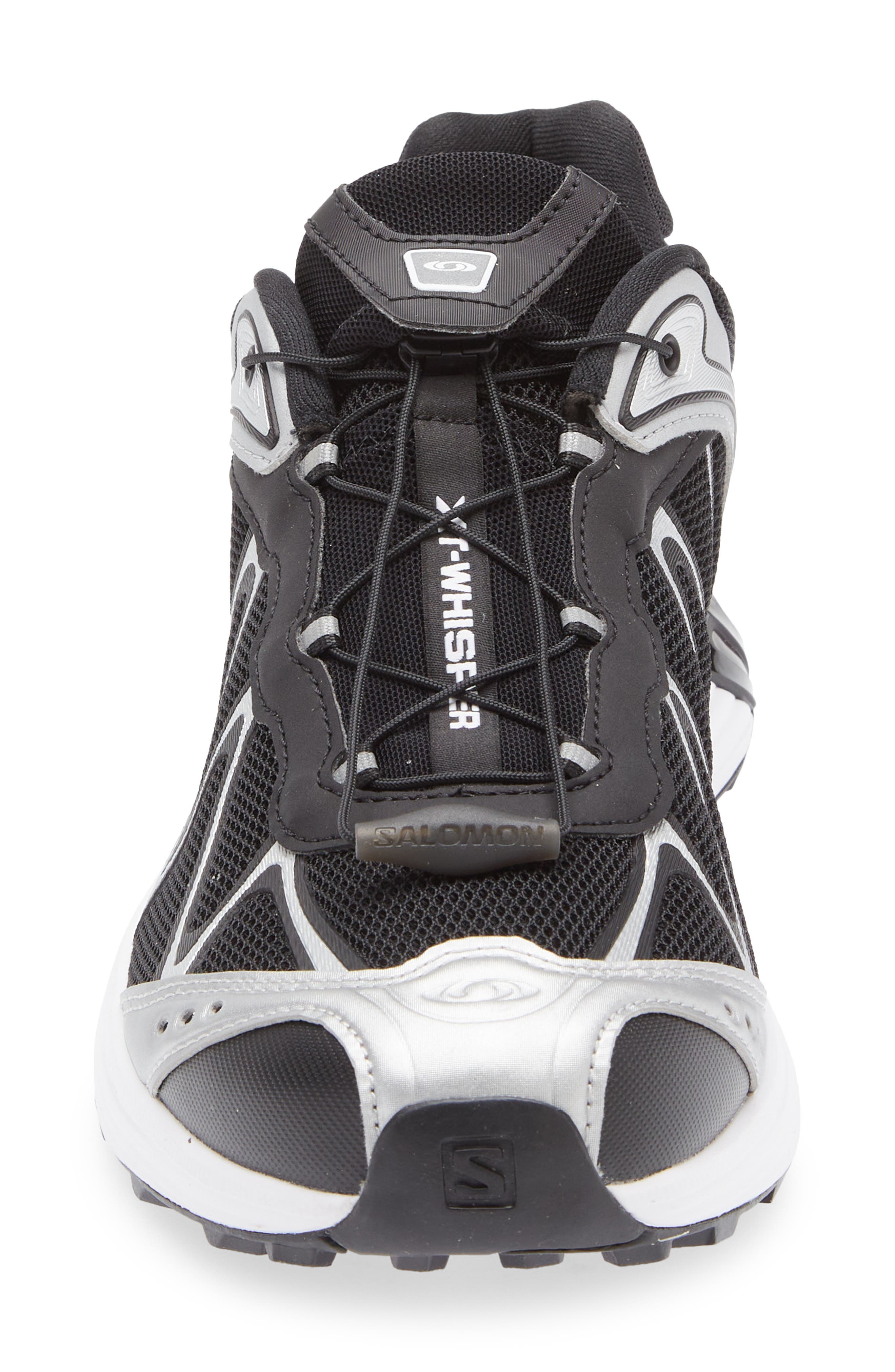 Salomon Gender Inclusive XT-Whisper Sneaker, Alternate, color, Black/ Silver/ White