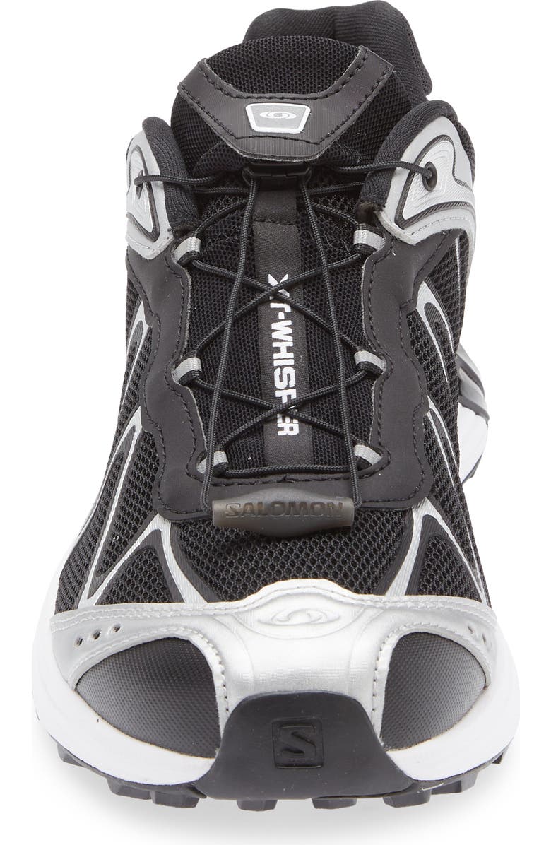 Salomon Gender Inclusive XT-Whisper Sneaker, Alternate, color, Black/ Silver/ White