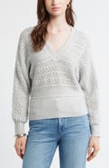 Treasure & Bond Pointelle Dolman Sleeve Sweater
