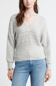 Treasure & Bond Pointelle Dolman Sleeve Sweater