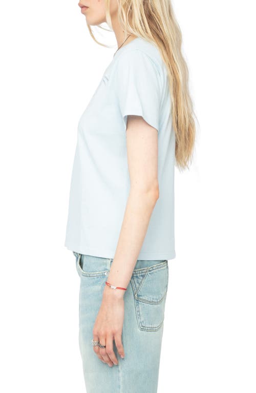Zadig & Voltaire Alys Mesh Inset Cotton T-shirt