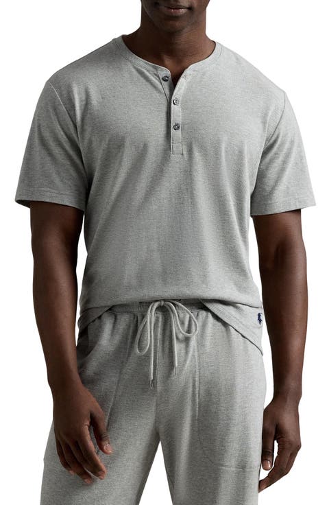 Featherweight Short Sleeve Henley Pajama Top